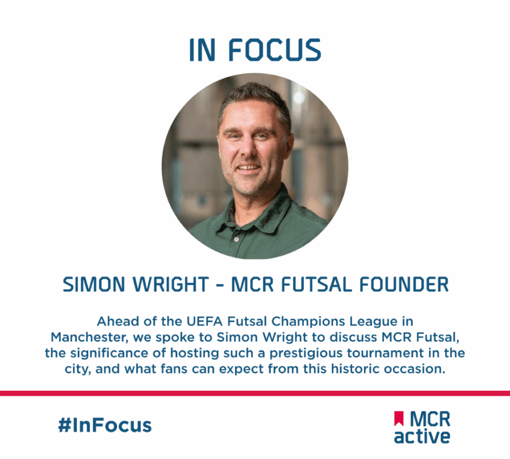 Manchester Futsal founder, Simon Wright