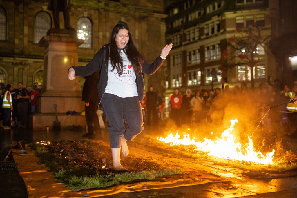 We Love MCR Charity Fire Walk