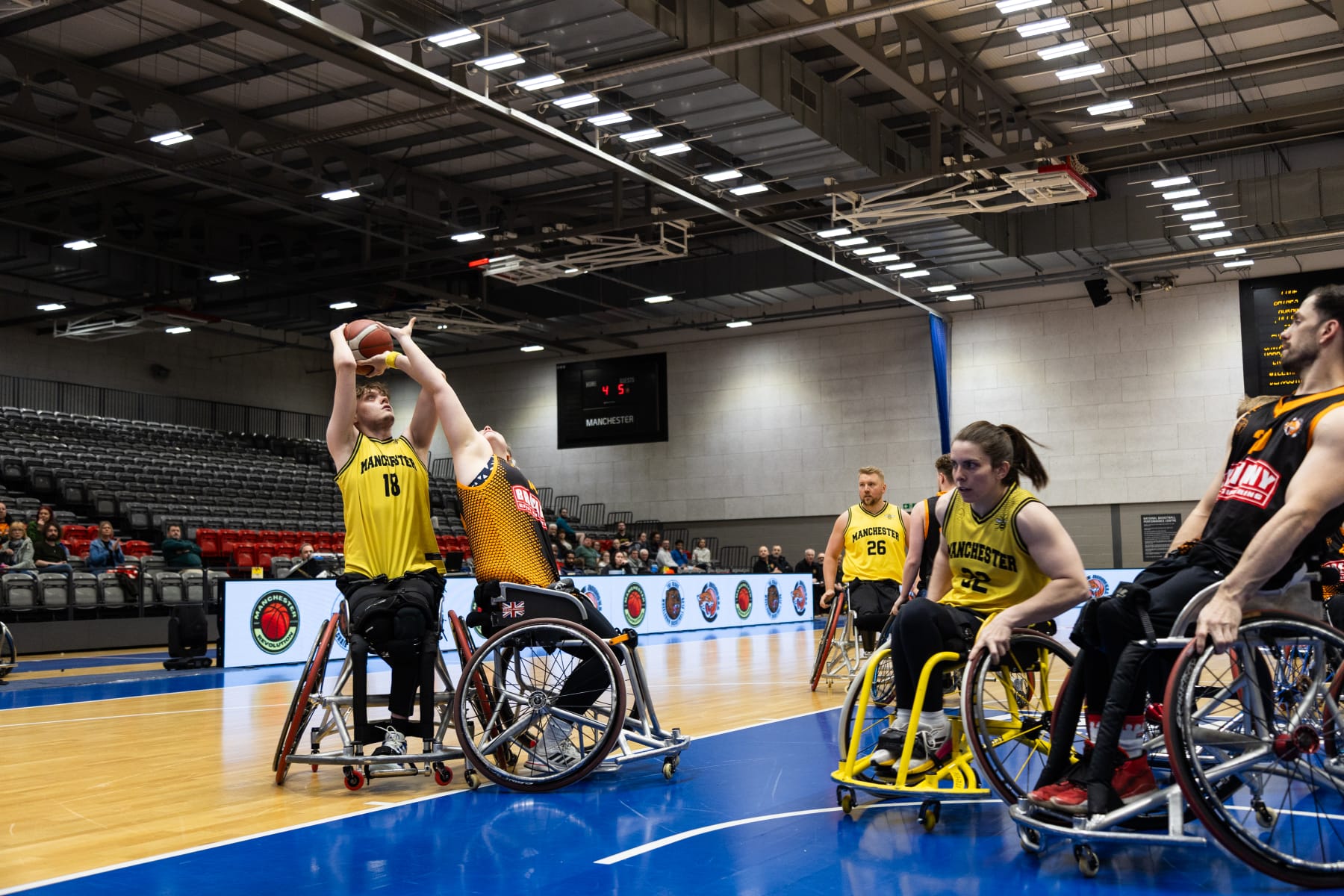 Wheelchair Basketball match