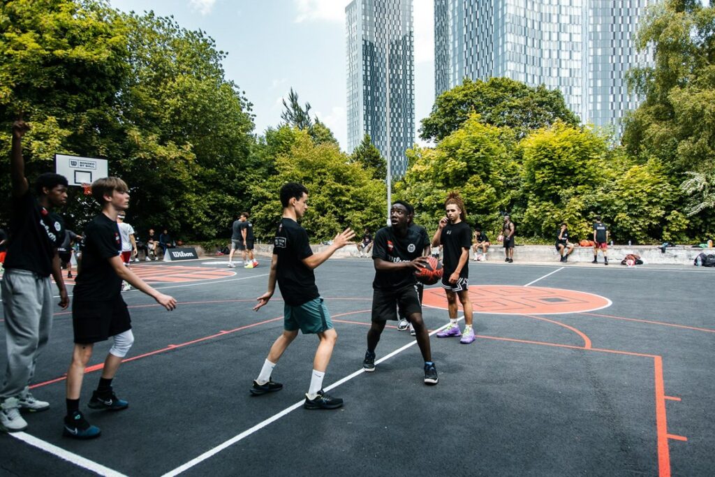 Hulme Park Basketball match